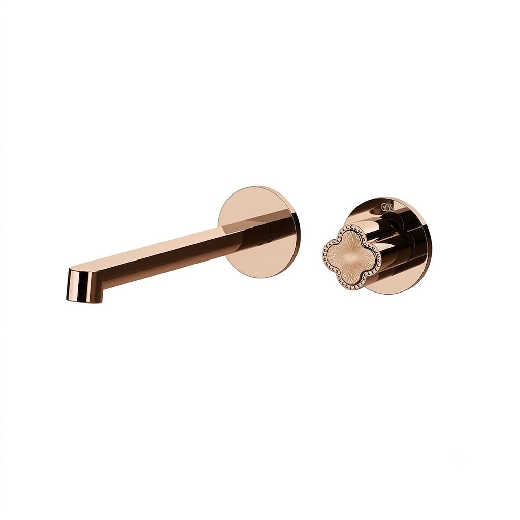 External part for wall-mounted basin mixer