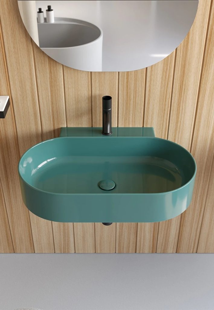 Mare Ovale 50 with one hole washbasin